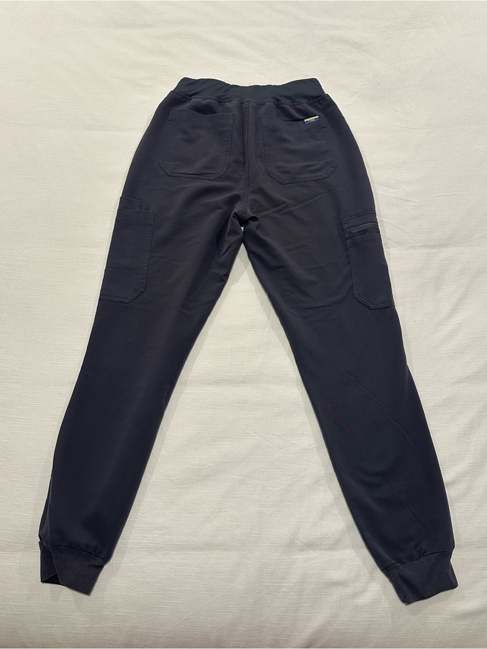 FIGS Charcoal Pride Scrub Set - Catarina Top & Zamora High Waisted Joggers - Picture 8 of 10
